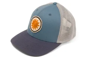 #223 - Basecap Trucker Cap Sun light-blue