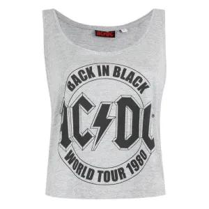 AC/DC Womens/Ladies Tour Emblem Vest Top