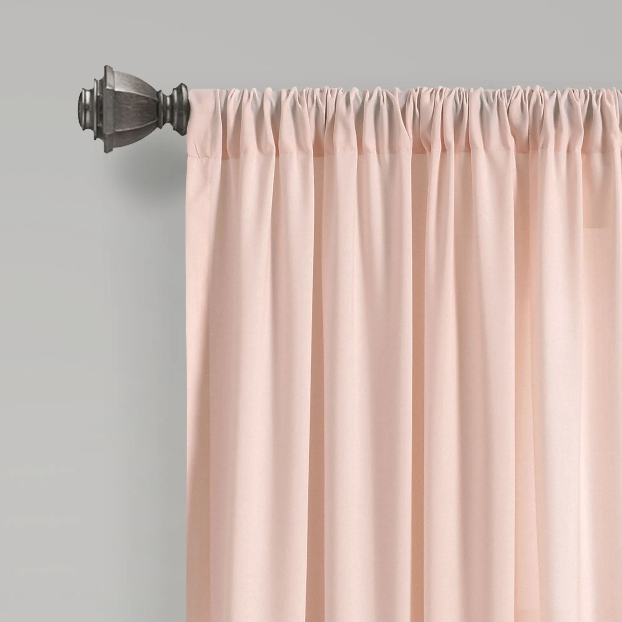 Allison Ruffle Window Curtain Panel Set