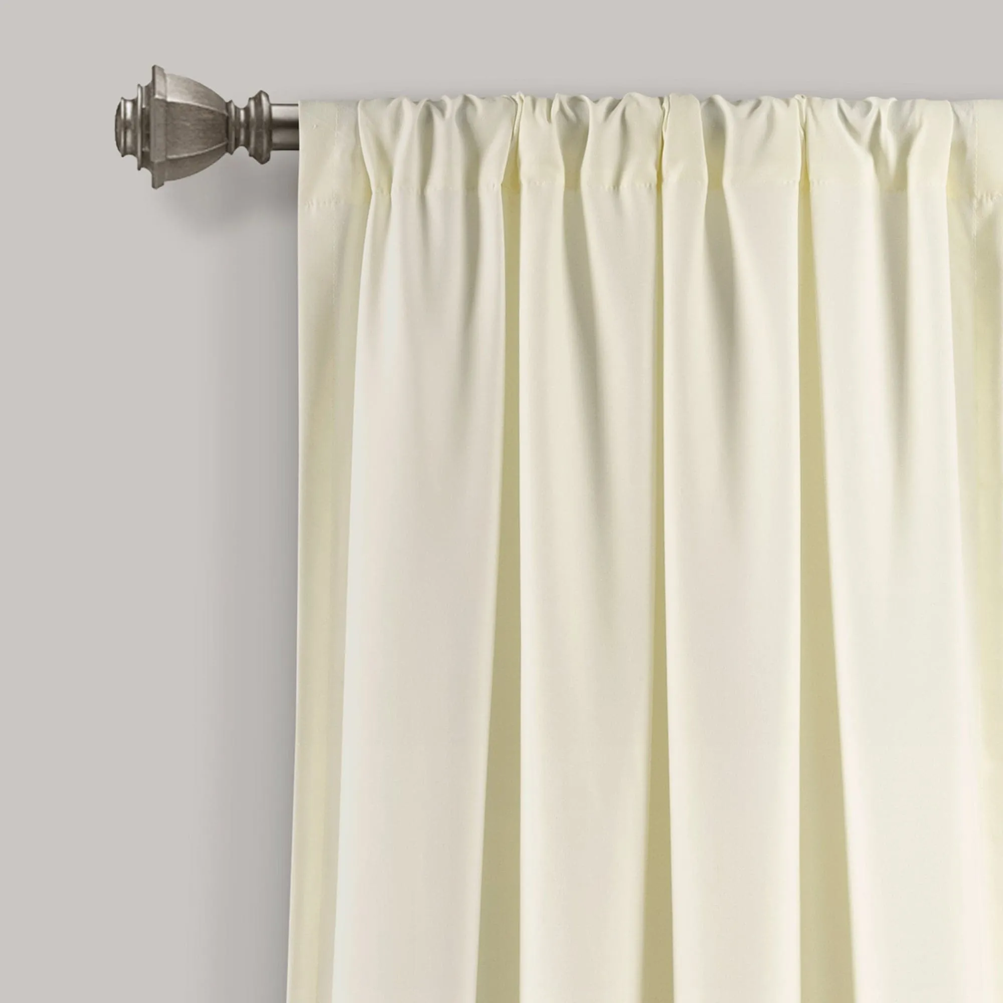 Allison Ruffle Window Curtain Panel Set