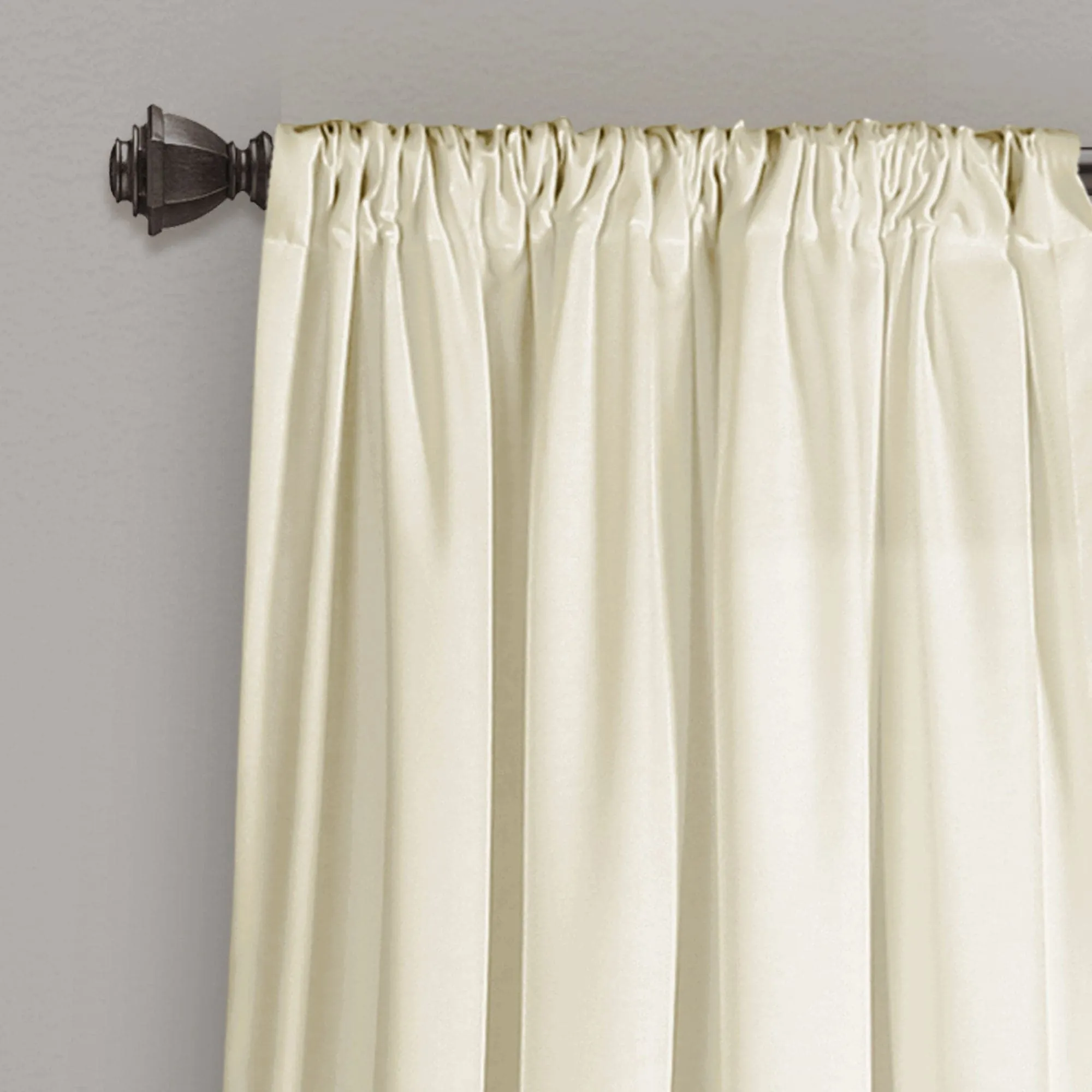 Allison Ruffle Window Curtain Panel Set