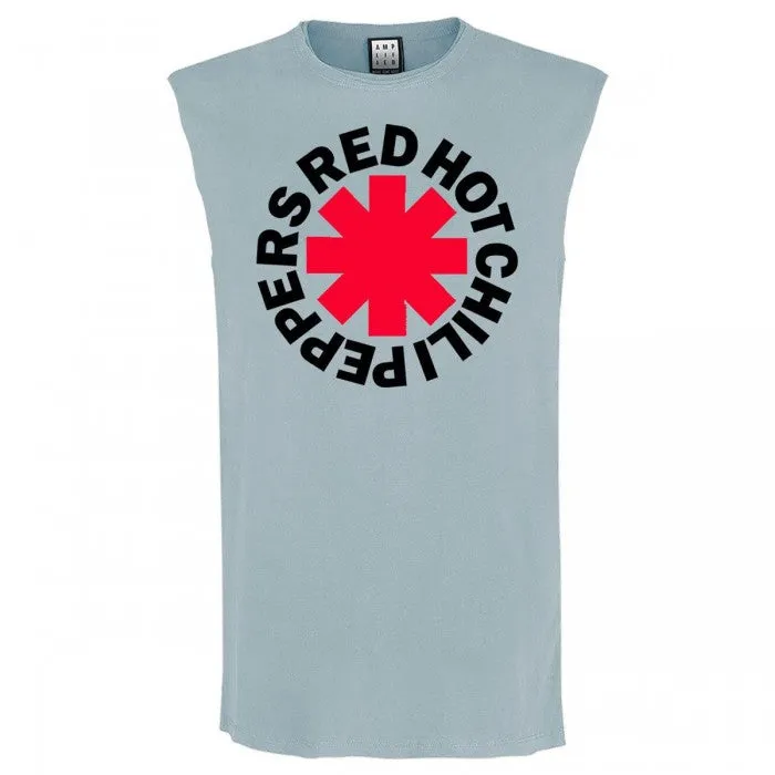 Amplified Unisex Adult Classic Asterix Red Hot Chili Peppers Tank Top