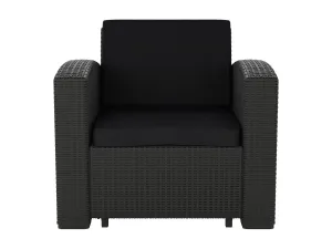 Black Outdoor Patio Chair