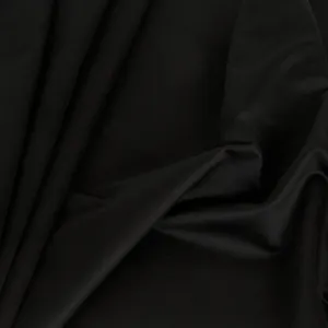 Black Plain Cotton Fabric 189