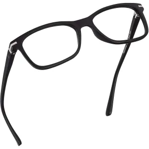 Blue Light Blocking Reading Glasses (Black, 275 Magnification) Computer