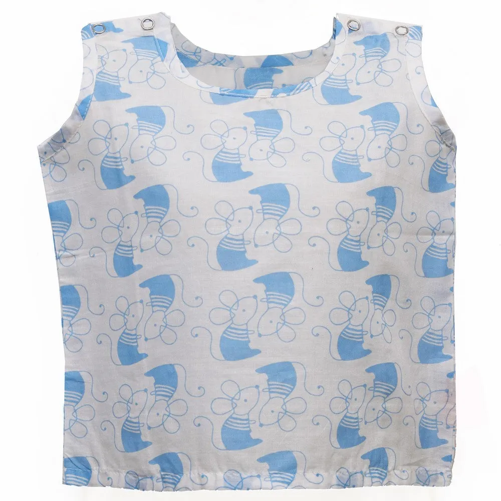 Blue Mouse Cotton Jabla