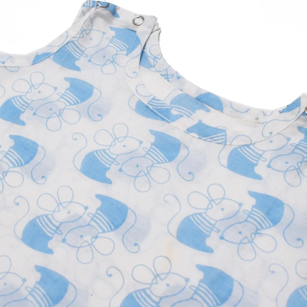 Blue Mouse Cotton Jabla