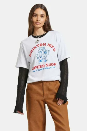 Brixton Speed Shop Vintage Crew T-Shirt