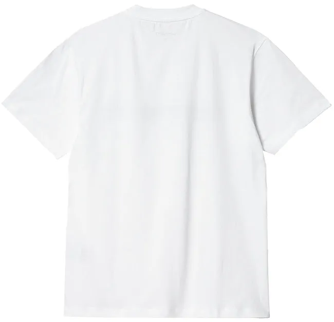 Carhartt WIP Womens Script T Shirt White Black