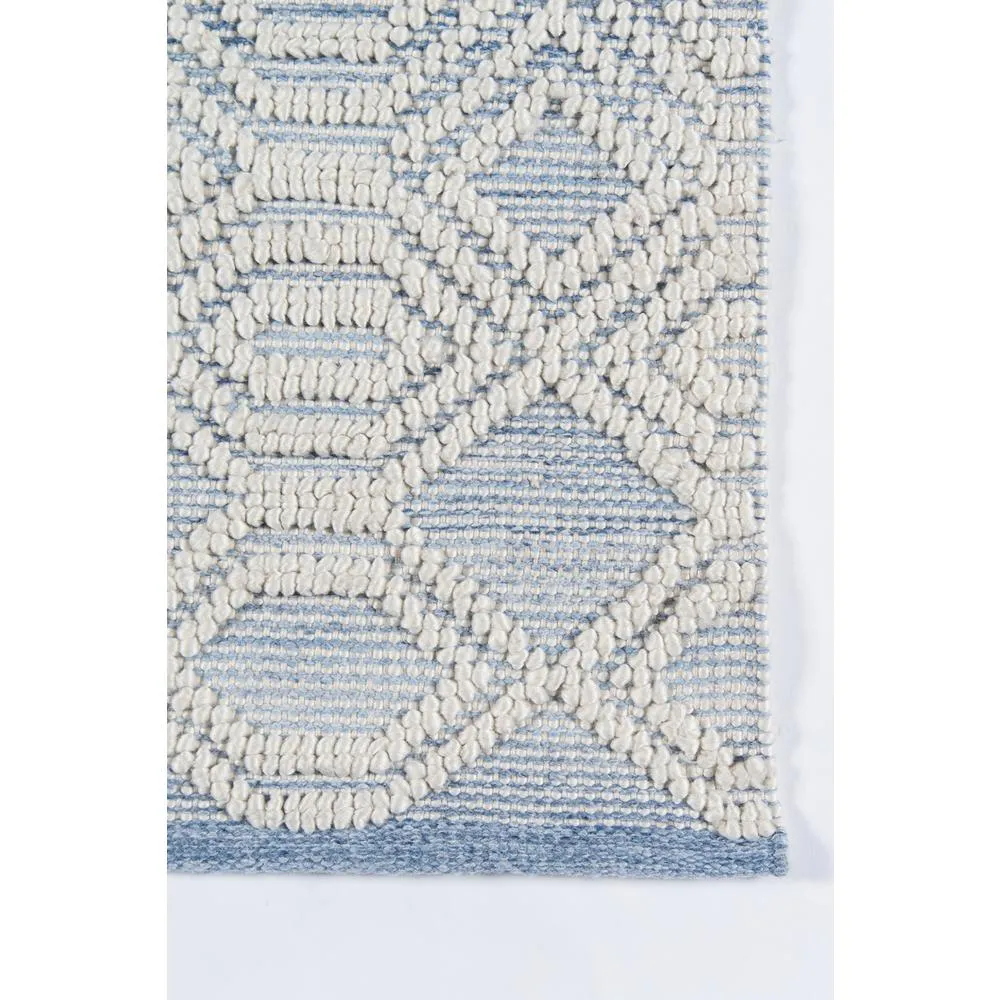 Chania | Large Light Blue Modern 5 x 8 Area Rug