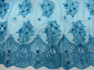 Design 9 - Clearance Embroidered Tulle