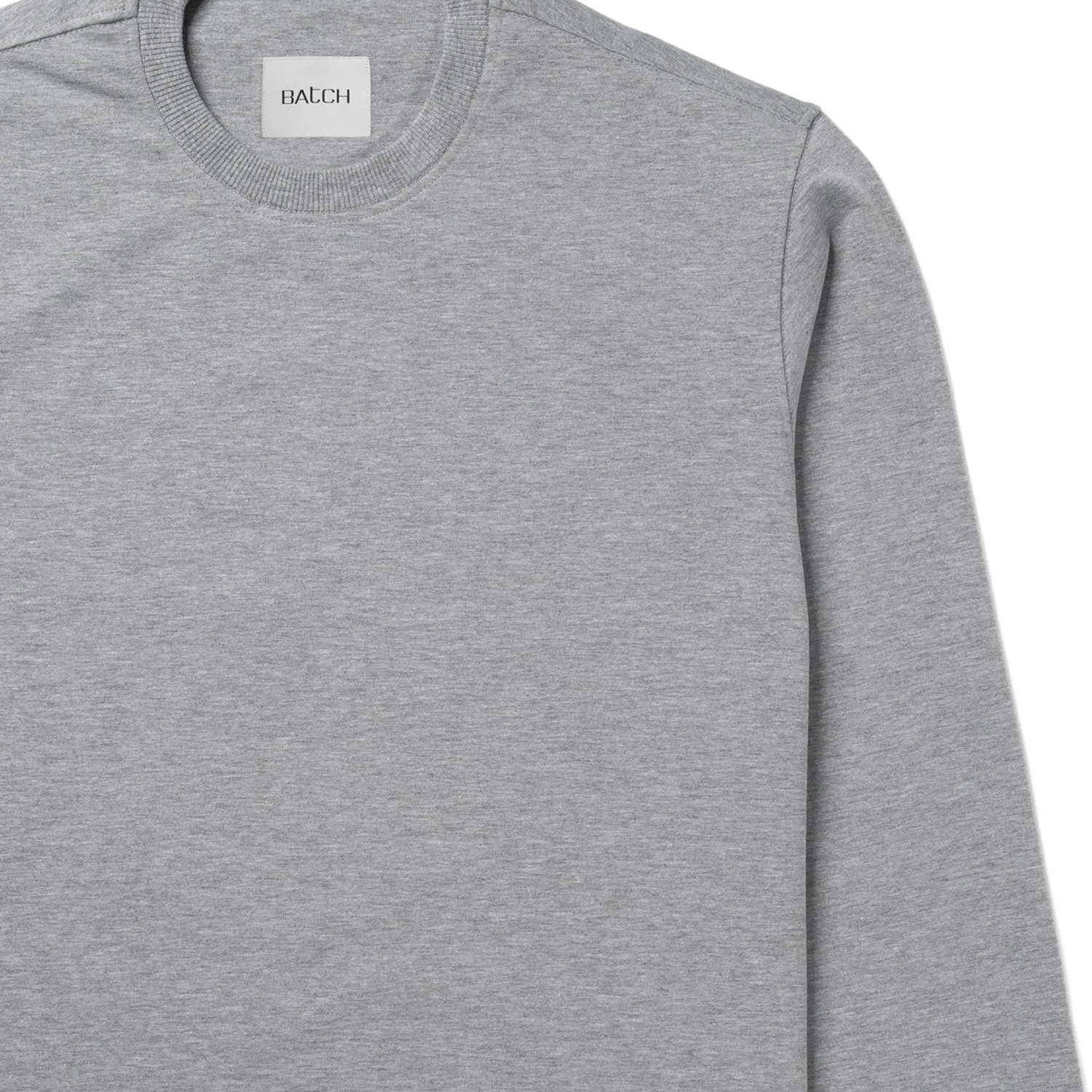 Essential Sweatshirt –  Granite Gray Melange French Terry