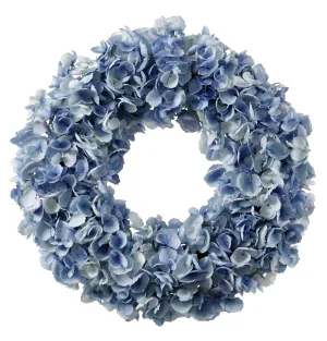 Faux Dried Hydrangea Wreath 20"