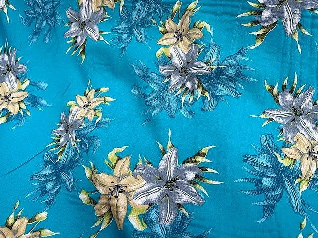 Floral Find - Clearance Printed Crepe