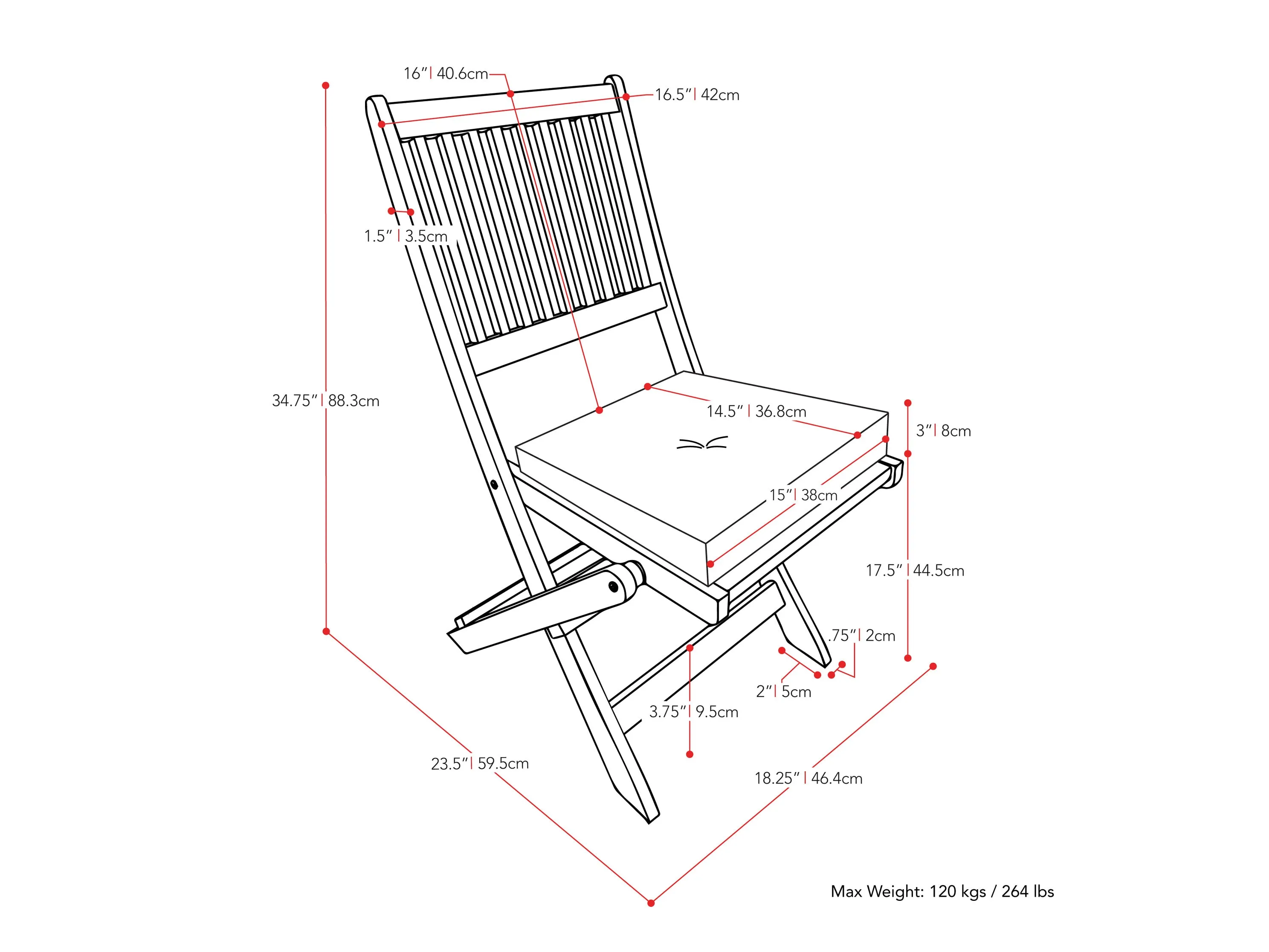 Folding Set, 5pc