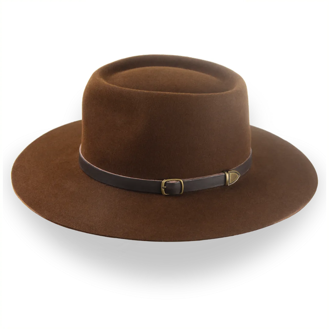 Handcrafted Brown Outback Cowboy Hat | The Centaur