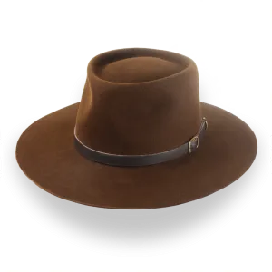 Handcrafted Brown Outback Cowboy Hat | The Centaur