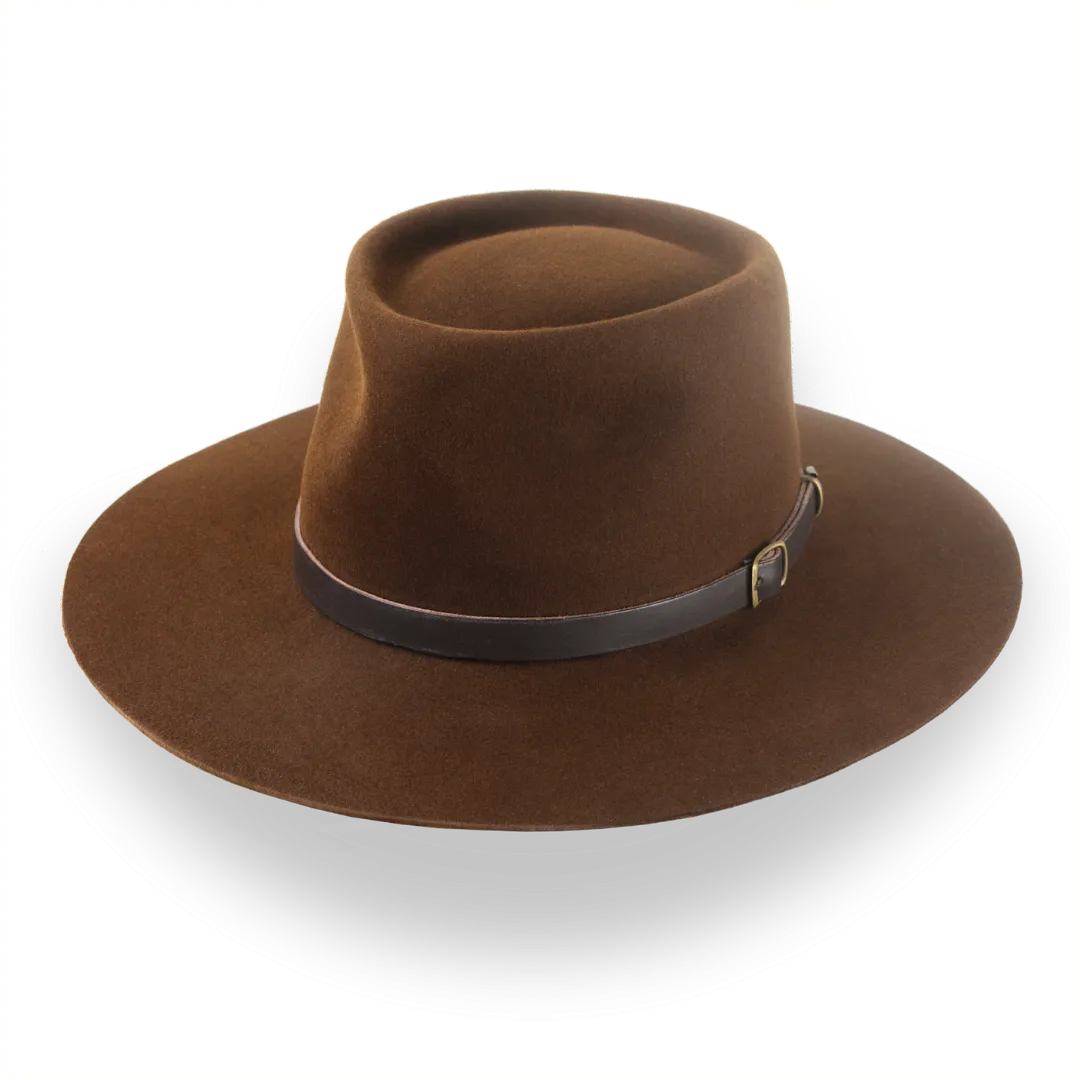 Handcrafted Brown Outback Cowboy Hat | The Centaur