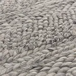 Kagu wool rug [Grey melange]