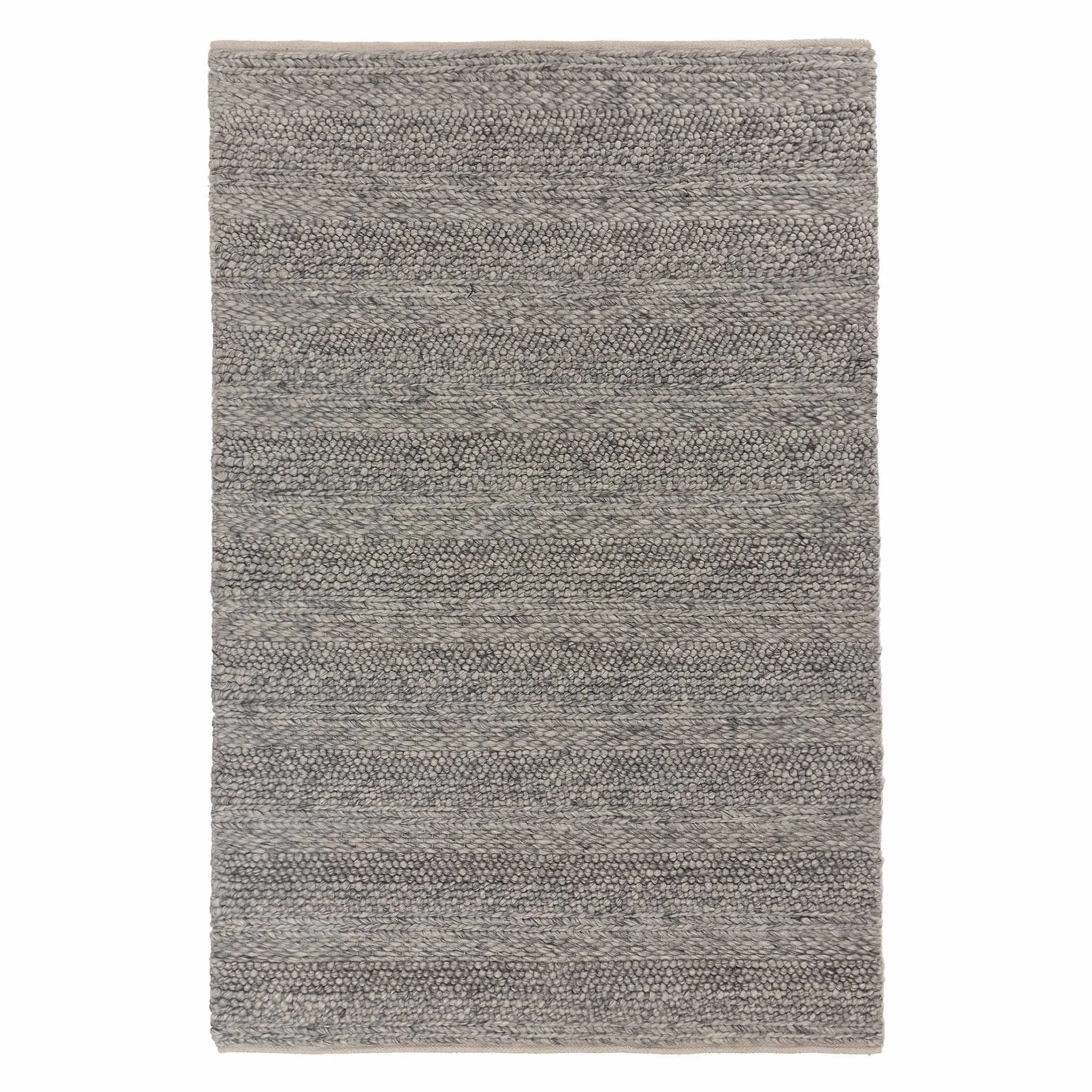 Kagu wool rug [Grey melange]