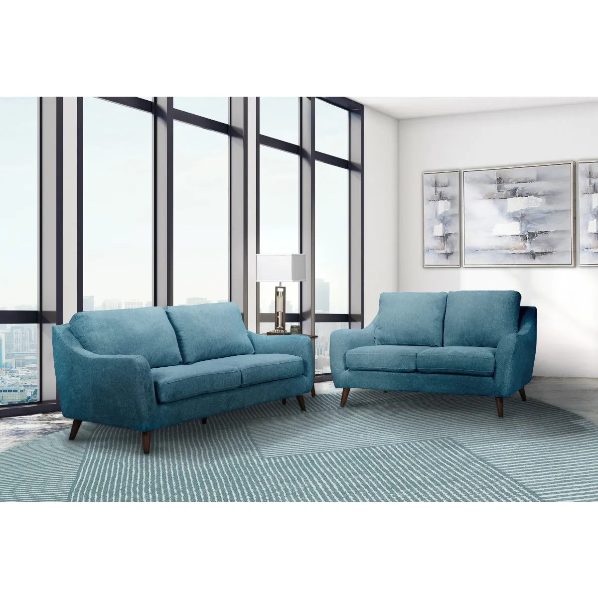 Kitchener Collection Blue Sofa