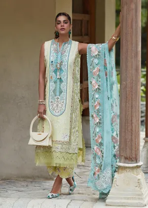 Lime Lawn Suit - Saira Shakira X Crimson Luxury Lawn '23 - Mountain Love - D6A