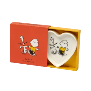 Magpie Gifts Snoopy & Charlie Brown Heart Trinket Dish - Dance