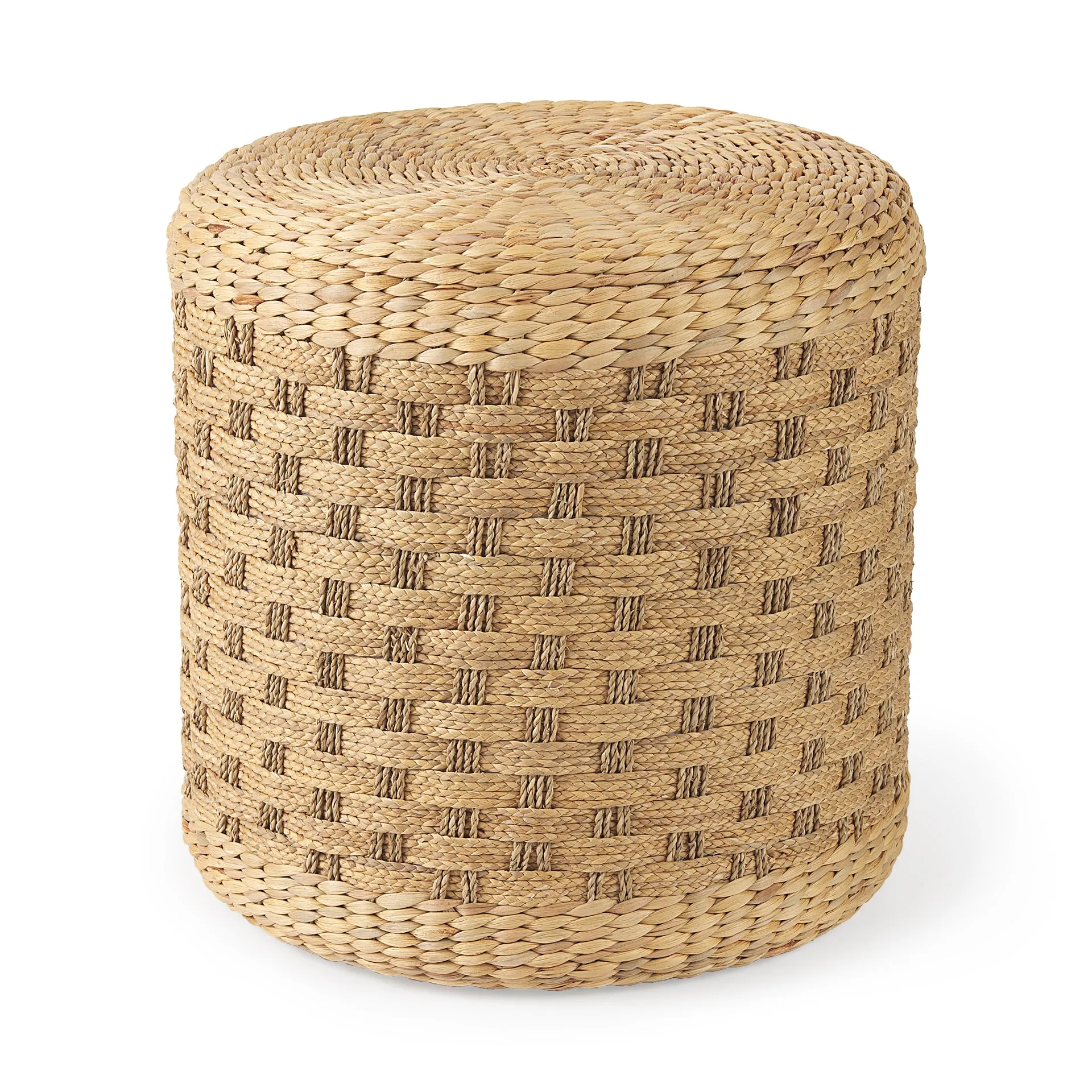 Michelle Pouf Light Brown Seagrass