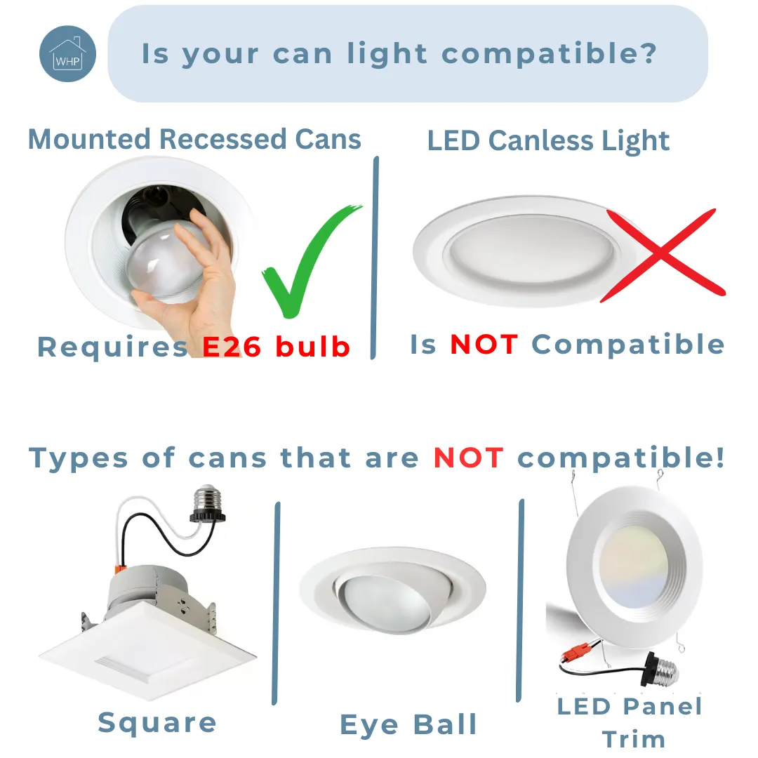 NEW- Brushed Nickel Crystal Cylinder Instant Semi Flush Conversion Kit