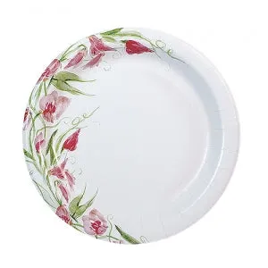 Pink Everyday Floral 7" Paper Plate (Case Qty: 576)