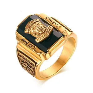 Polished Gold Walton Tigers Ring