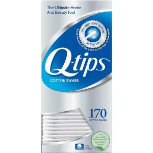 Q Tips Cotton Swab Sticks 170 Count