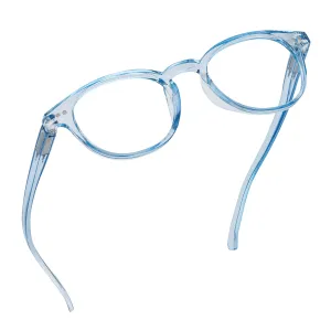 Round-Blue-Light-Blocking-Reading-Glasses-Light-Blue-1-25-Magnification-Computer-Glasses