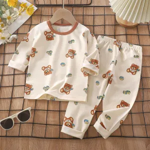 Soft & Breathable Spring Cotton Baby Underwear - Unisex Cartoon Home Wear