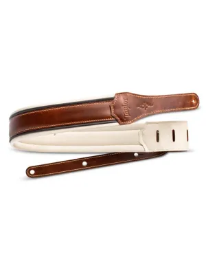 Taylor Renaissance Medium Brown Leather Strap, 2.5"