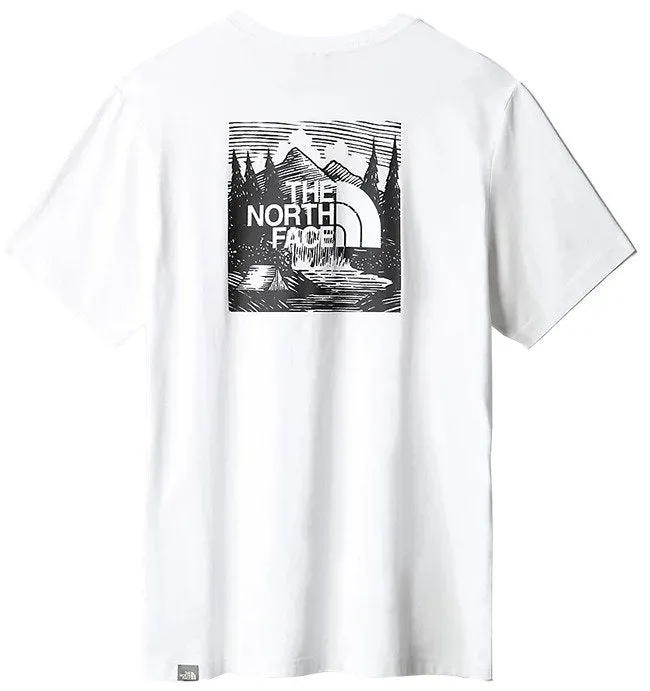 The North Face Mens Redbox Celebration T Shirt White