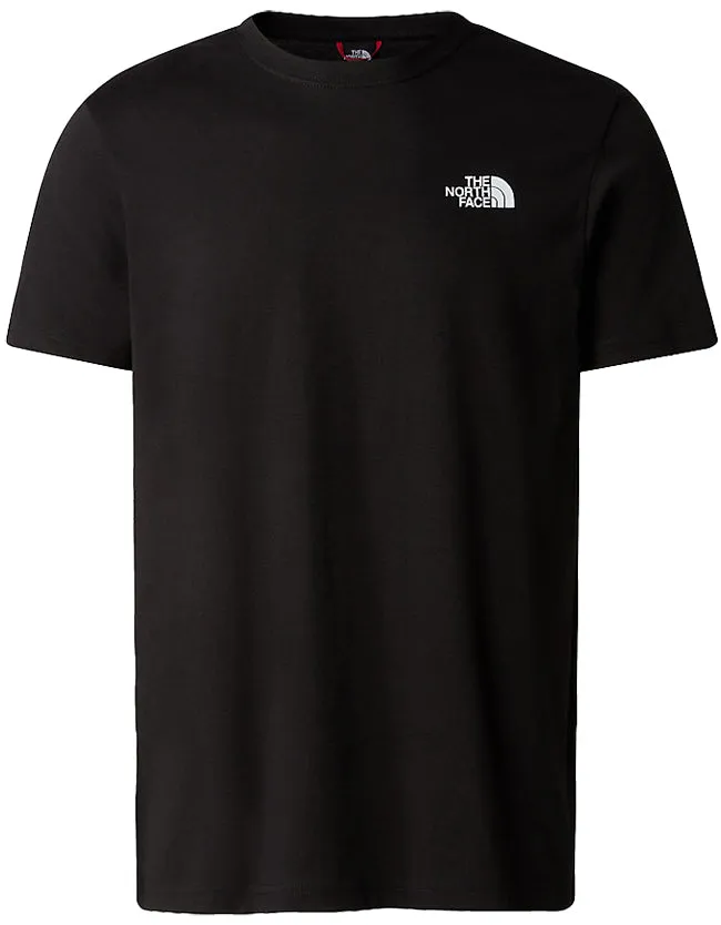 The North Face Mens Vertical NSE T Shirt Black White