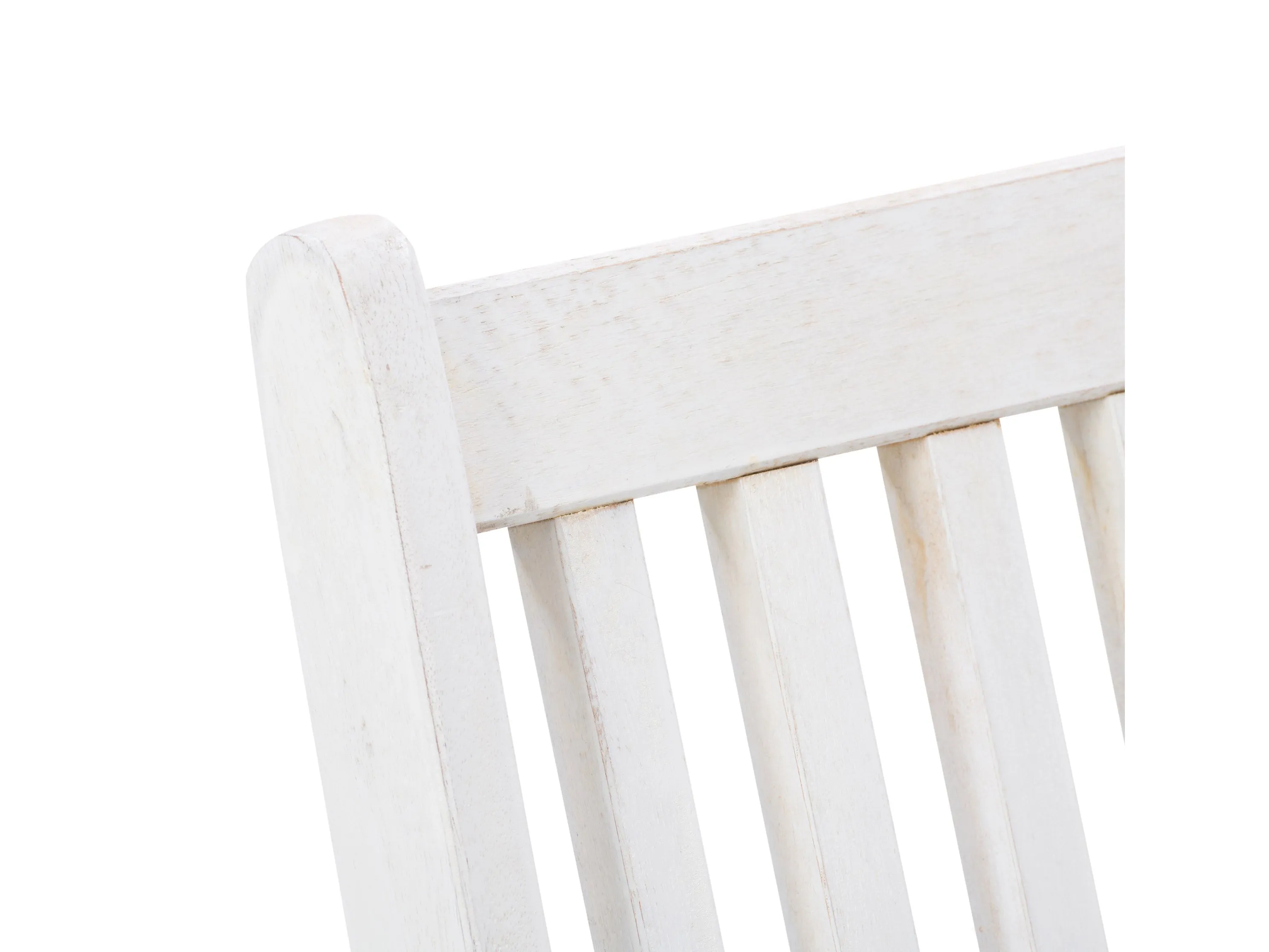 Washed White Outdoor Wood Folding Chairs, Set of 2