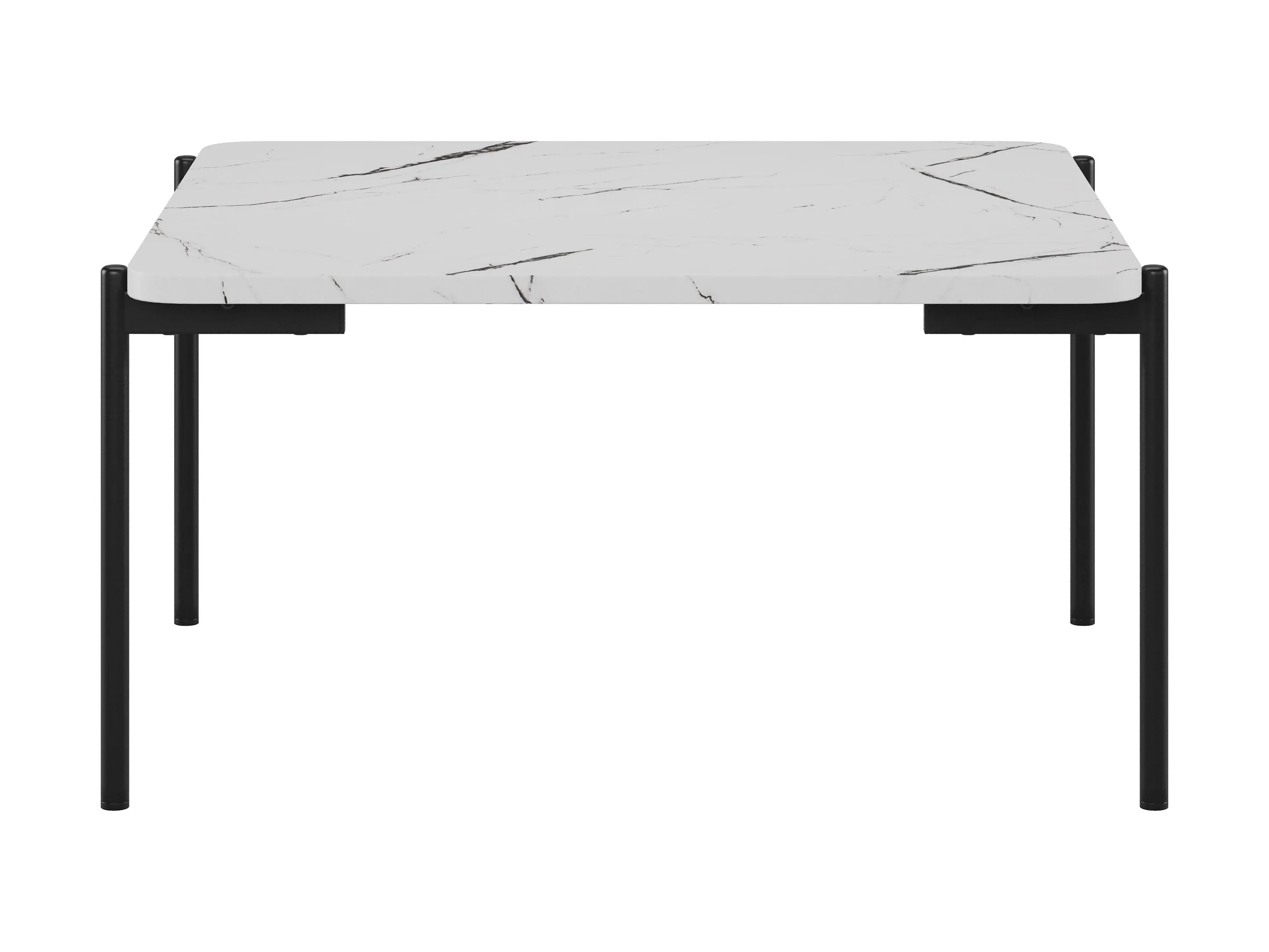 White Marble Coffee Table Set