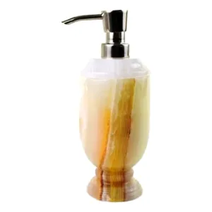 White Onyx Hand Soap & Lotion Dispenser