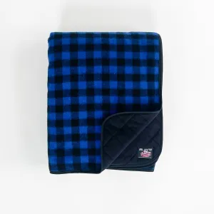 Wilderness Wool Throw Blanket - 47 - Blue Black 1" Buffalo