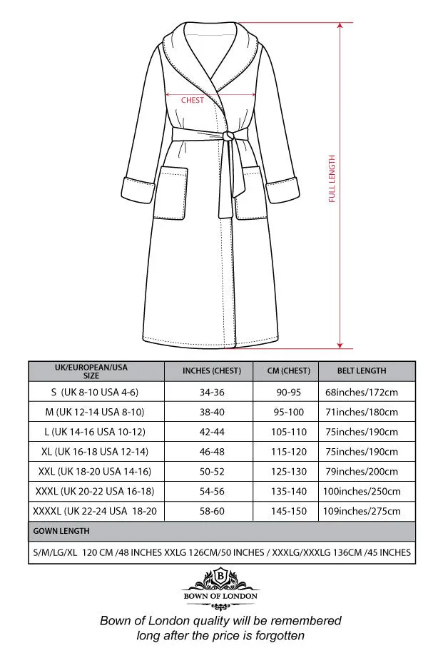 Women's Towelling Bathrobe - Marmara